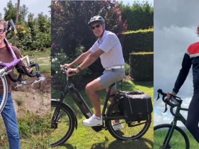 Herman, Peter, Stefan,… fietsen 100 km t.v.v. Bindkracht.Wil jij ons ook sponsoren?