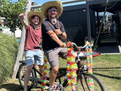 🚴‍♂️ MICHAEL & MIEL GAAN 125 KM OP ÉÉN TANDEM! 🚴‍♂️